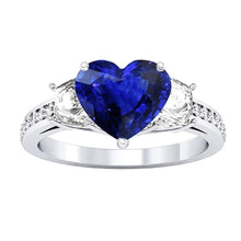Afbeelding in Gallery-weergave laden, echte round diamant 4.50karaat ring band detail