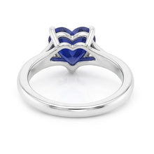 Afbeelding in Gallery-weergave laden, echte heart diamant 2.50karaat ring profielweergave