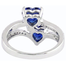 Afbeelding in Gallery-weergave laden, echte round diamant 3.50karaat ring profielweergave