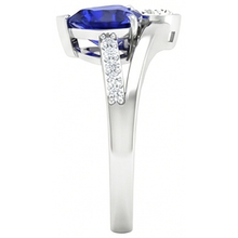 Afbeelding in Gallery-weergave laden, echte round diamant 3.25karaat ring bovenaanzicht
