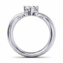 Afbeelding in Gallery-weergave laden, Hartvorm Solitaire 1.50 Ct Echt Diamanten Trouwring Wit Goud 14K