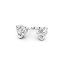 Afbeelding in Gallery-weergave laden, GIA-gecertificeerd Hartvormige 3.01 Karaat Natuurlijke Echte (Niet Labgekweekt) Diamanten Oorknoppen Witgoud 14K