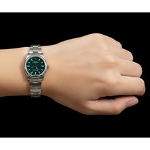 Afbeelding in Gallery-weergave laden, Heren 31mm Rolex groen lichtgevend horloge P5