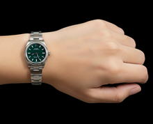 Afbeelding in Gallery-weergave laden, Heren 31mm Rolex groen lichtgevend horloge P5
