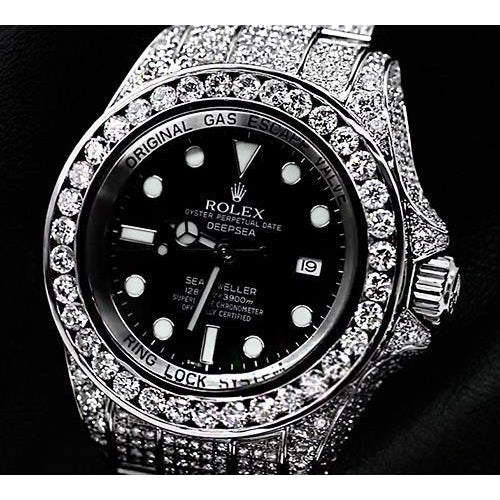 Heren horloge met diamanten outlet