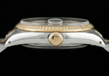 Afbeelding in Gallery-weergave laden, Heren Rolex Roestvrij Staal & Goud Horloge Blauwe Wijzerplaat SNELLE INSTELLING