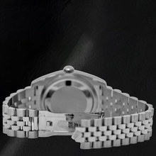 Afbeelding in Gallery-weergave laden, Herenhorloge Rolex Datejust Verborgen Sluiting Zilveren Wijzerplaat Jubilee Band Verborgen