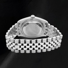 Afbeelding in Gallery-weergave laden, Herenhorloge Rolex Datejust Verborgen Sluiting Zilveren Wijzerplaat Jubilee Band Verborgen