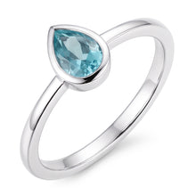 Afbeelding in Gallery-weergave laden, High-end Neon Paraiba Sieraadsteen Ring 1 karaat – 14K Witgoud |