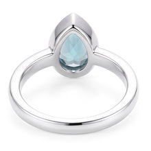 Afbeelding in Gallery-weergave laden, High-end Neon Paraiba Sieraadsteen Ring 1 karaat – 14K Witgoud |