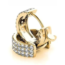 Afbeelding in Gallery-weergave laden, Hoepel Echt Diamanten Oorbellen 2,40 Karaat