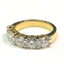 Afbeelding in Gallery-weergave laden, Jubileum Band 5 Stenen Echt Diamanten