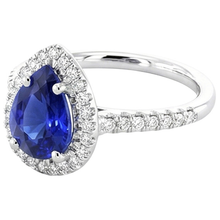 Afbeelding in Gallery-weergave laden, echte round diamant 3.25karaat ring profielweergave