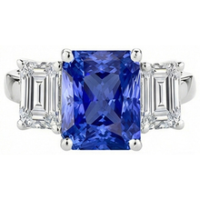 Afbeelding in Gallery-weergave laden, echte diamant 5karaat ring zijaanzicht