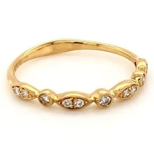 Afbeelding in Gallery-weergave laden, Jubileum Trouwring 0,50 Karaat Echt Diamant Effenen Fijne Sieraden