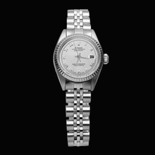 Afbeelding in Gallery-weergave laden, Jubileumarmband Roestvrij staal dames Rolex Datumjust horloge Romeinse wijzerplaat Rolex