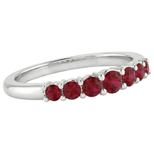 Afbeelding in Gallery-weergave laden, echte round diamant 1karaat eternity ring met diamantaccenten
