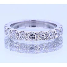 Afbeelding in Gallery-weergave laden, Jubileumband Ronde Echt Diamant Witgouden Sieraden 2.20 Karaat