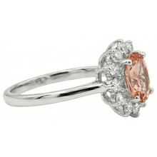 Afbeelding in Gallery-weergave laden, echte round morganiet 9.50karaat ring profielweergave