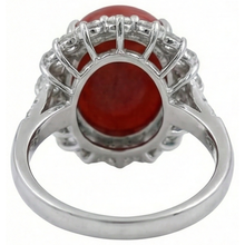 Afbeelding in Gallery-weergave laden, echte round diamant 10.50karaat ring met diamantaccenten