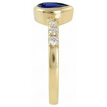 Afbeelding in Gallery-weergave laden, echte round diamant 2karaat watch bovenaanzicht