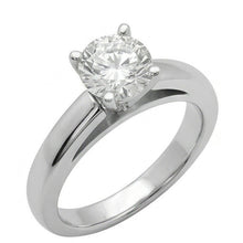 Afbeelding in Gallery-weergave laden, Solitaire Ring met Kathedraalzetting, 3 Ct. Natuurlijke uit de aarde gewonnen Diamant, Massief Witgoud