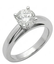 Afbeelding in Gallery-weergave laden, Solitaire Ring met Kathedraalzetting, 3 Ct. Natuurlijke uit de aarde gewonnen Diamant, Massief Witgoud