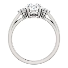 Afbeelding in Gallery-weergave laden, Kathedraal Instelling Echt Diamanten Verlovingsring 2.20 Karaat Vrouwen Sieraden