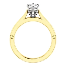 Afbeelding in Gallery-weergave laden, Kathedraal Instelling Solitaire Echt Diamanten Ring 3 Karaat Sieraden