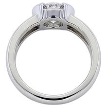 Afbeelding in Gallery-weergave laden, Klassieke stijl 1 karaat ronde Natuurlijke echte diamanten ( niet in een laboratorium gekweekt ) halve ring voor heren