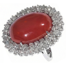 Afbeelding in Gallery-weergave laden, Koraal Cocktail Ring
