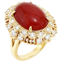 Afbeelding in Gallery-weergave laden, Koraal Cocktail Ring
