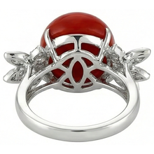 Afbeelding in Gallery-weergave laden, echte round diamant 12.00karaat ring met diamantaccenten