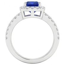 Afbeelding in Gallery-weergave laden, echte round diamant 4.50karaat ring profielweergave