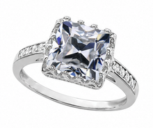 Afbeelding in Gallery-weergave laden, Natuurlijke Diamanten Ring 4ct - Witgoud 14K