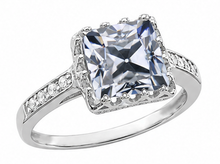 Afbeelding in Gallery-weergave laden, Natuurlijke Diamanten Ring 4ct - Witgoud 14K