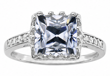 Afbeelding in Gallery-weergave laden, Natuurlijke Diamanten Ring 4ct - Witgoud 14K