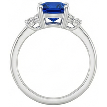 Afbeelding in Gallery-weergave laden, echte round diamant 2.50karaat ring op wit