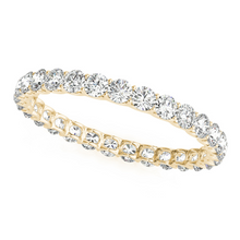 Afbeelding in Gallery-weergave laden, Eternity Band 14K Geelgoud met Diamant – hoofdaanzicht