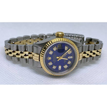 Afbeelding in Gallery-weergave laden, Fijne Diamant Rolex in Gold – hoekaanzicht