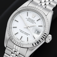 Afbeelding in Gallery-weergave laden, Rolex Stainless Steel met Parel – vooraanzicht