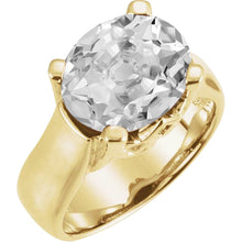 Afbeelding in Gallery-weergave laden, Schitterend Diamant Solitaire Verlovingsring 5 karaat – hoofdaanzicht