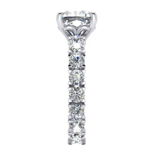 Afbeelding in Gallery-weergave laden, Leuke Moderne Echt Diamant Verlovingsring 5 kt Kussen Gesneden Wit Goud