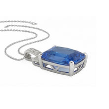 Afbeelding in Gallery-weergave laden, echte round diamant 4.25karaat hanger profielweergave