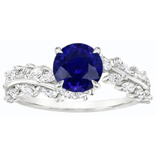 Afbeelding in Gallery-weergave laden, echte round diamant 4.50karaat ring close-up detail