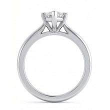 Afbeelding in Gallery-weergave laden, echte diamant 1.50karaat ring bovenaanzicht