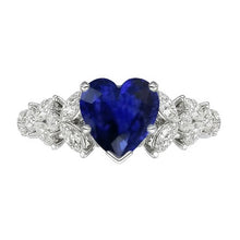 Afbeelding in Gallery-weergave laden, echte round diamant 3.50karaat ring bovenaanzicht