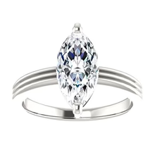 Afbeelding in Gallery-weergave laden, Marquise Solitaire Echt Diamanten Verlovingsring 2 Karaat
