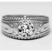 Afbeelding in Gallery-weergave laden, Fijne Diamant Mannen Ring – hoofdaanzicht