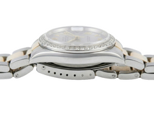 Afbeelding in Gallery-weergave laden, Middelgroot Rolex Bruin Oester Armband roestvrij staal & Goud Grijs Romeins Wijzerplaat Horloge